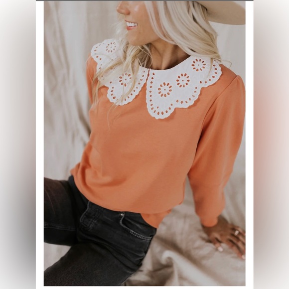 Roolee Honeysuckle Collared Sweater - Picture 4 of 7